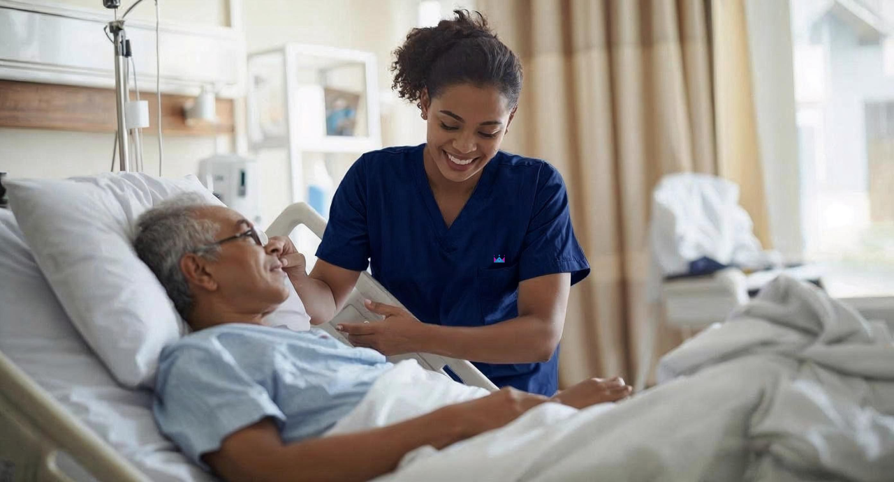 Patient in bed 2